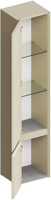 Шкаф-пенал для ванной KERAMA MARAZZI Cubo 165 L лимо матовый Sancos — официальный сайт