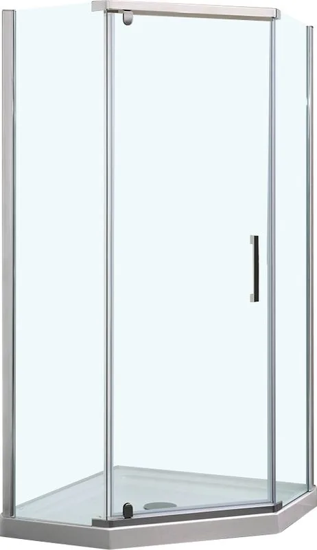 Душевой уголок Vincea Stresa VSP-1S900CL 90x90, профиль хром, стекло прозрачное Sancos — официальный сайт