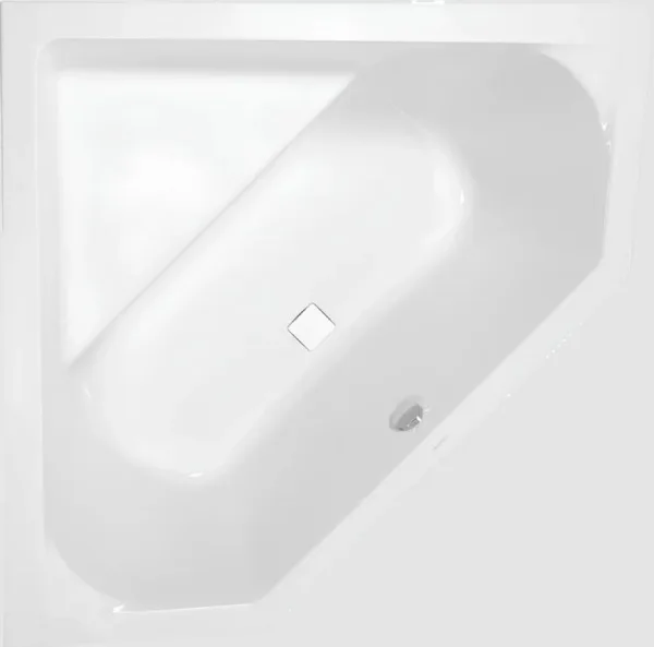 Акриловая ванна Vagnerplast Cavallo Corner VPBA140CAV3X-04 без опоры 140x140 см, угловая, пристенная Sancos — Оригинал