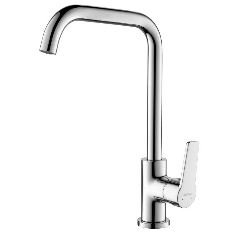 Смеситель для кухни AQUATEK Лугано AQ1781CR, хром Sancos — официальный сайт