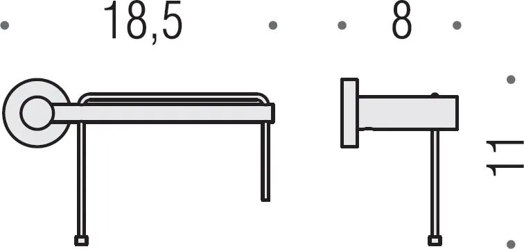 Держатель туалетной бумаги Colombo Design Plus W4908.DX Sancos — официальный сайт
