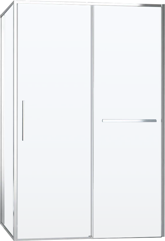 Душевой уголок Vincea Slim Soft VSR-1SS1010CL 100x100, профиль хром, стекло прозрачное Sancos — официальный сайт