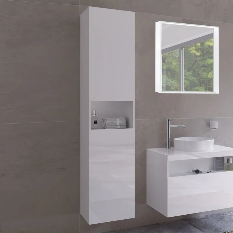 Шкаф-пенал для ванной Keuco Stageline 32831 L, белый Sancos — официальный сайт