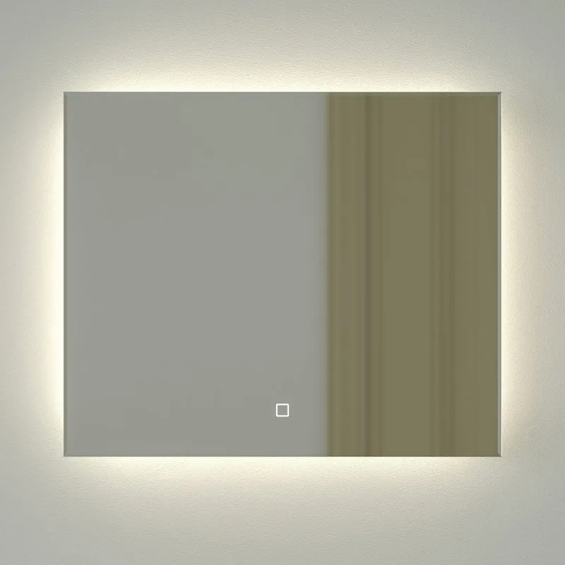 Зеркало Defesto Glow DF 2503SH 60х50 с LED-подсветкой, 4 500 K, сенсорный выключатель