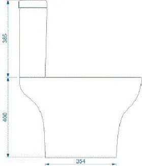 Унитаз-компакт напольный VitrA Zentrum 9012B003-7204 Sancos — официальный сайт