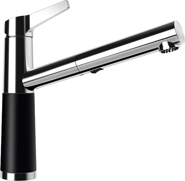 Смеситель для кухни Schock Cristadur SC-510-D выдвижной излив, пуро Sancos — официальный сайт
