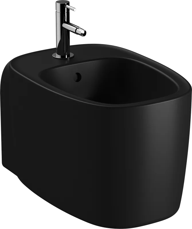 Биде подвесное VitrA Plural 7831B483-0288 матовое черное Sancos — официальный сайт