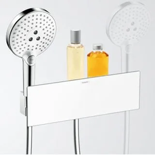 Шланговое подключение Hansgrohe Fixfit Porter 300 26456400, держатель для душа Sancos — официальный сайт