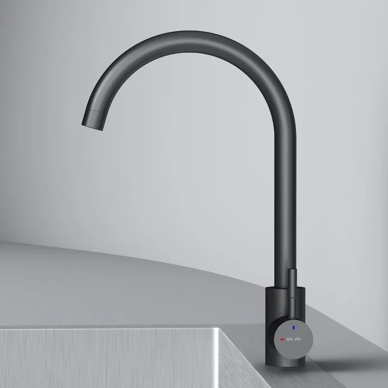 Смеситель для кухни AM.PM X-Joy S F85B07122, черный Sancos — официальный сайт