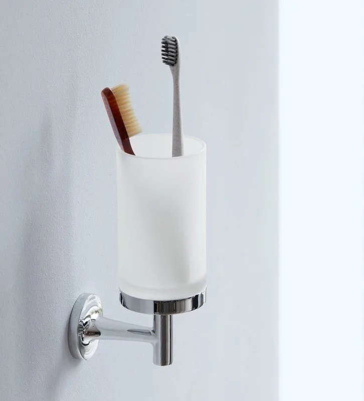 Стакан Duravit Starck T 0099311000 хром Sancos — официальный сайт
