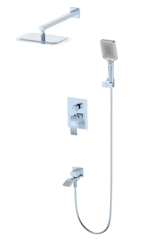 Душевой комплект Wonzon & Woghand WW-88939009A-CR, С ВНУТРЕННЕЙ ЧАСТЬЮ, хром Sancos — официальный сайт