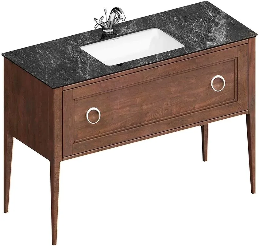 Тумба под раковину без столешницы KERAMA MARAZZI Plaza Classic Neo 120 орех матовый Sancos — официальный сайт