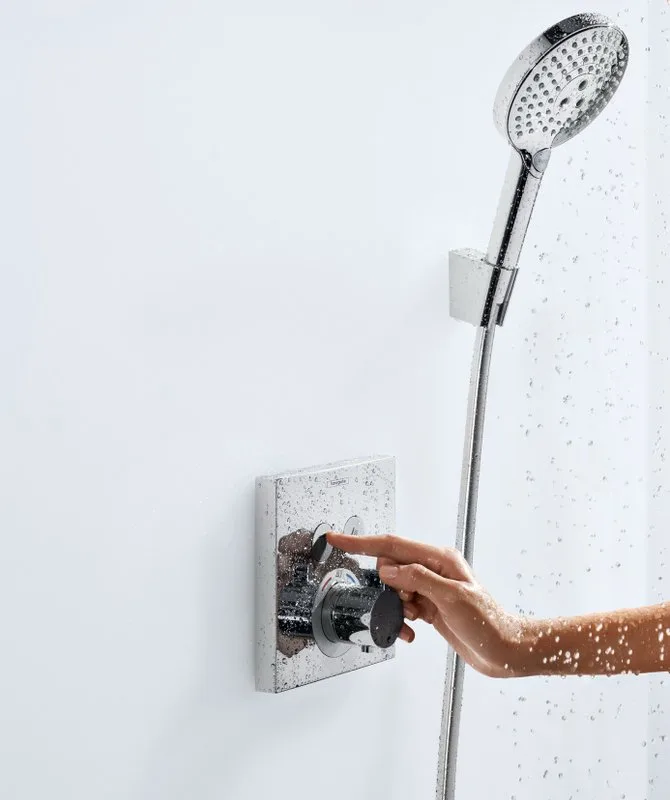 Термостатический смеситель встраиваемый Hansgrohe ShowerSelect 15763000, для душа, хром Sancos — официальный сайт