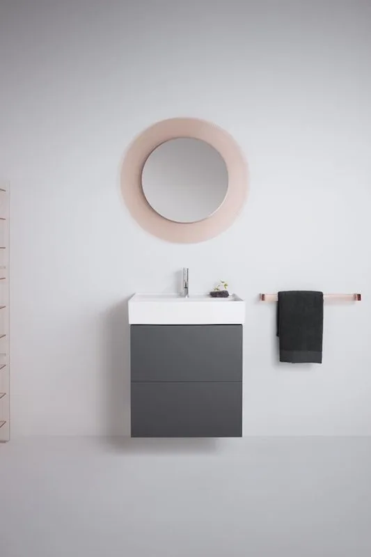 Зеркало круглое Laufen Kartell by Laufen 80 розовое Sancos — официальный сайт