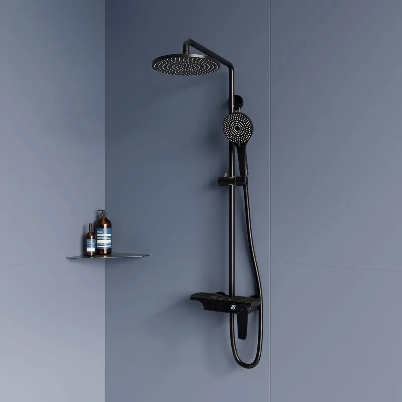 Душевая стойка RGW Shower Panels SP-33B, матовый черный Sancos — официальный сайт