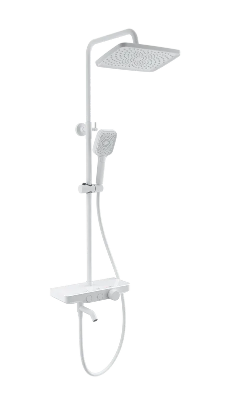 Душевая стойка Wonzon & Woghand WW-B3099-A-MW, матовая белая Sancos — официальный сайт