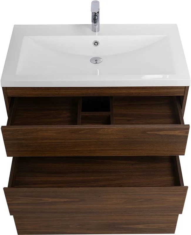 Тумба под раковину без столешницы Art&Max Family-M 90 напольная, bourbon oak Sancos — официальный сайт