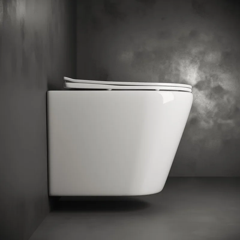 Унитаз подвесной Ceramicanova Highlight Rimless CN1804 Sancos — официальный сайт