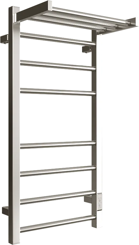 Полотенцесушитель электрический Двин Fs plaza neo 80х40, хром, с полкой Sancos — официальный сайт