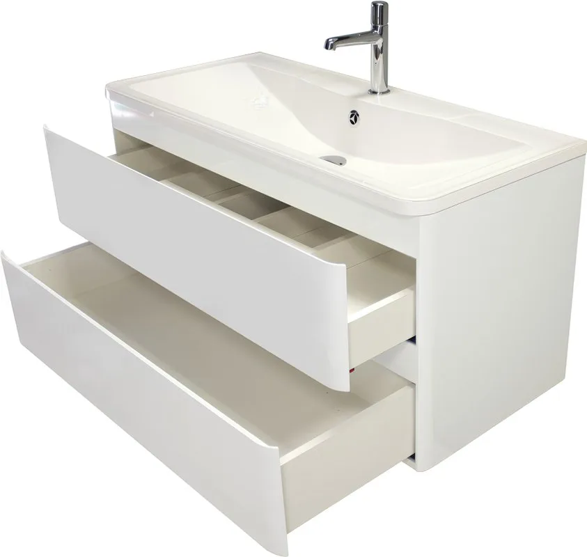 Тумба под раковину без столешницы BelBagno Albano 80 подвесная, bianco lucido Sancos — официальный сайт