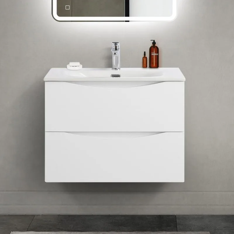 Тумба под раковину без столешницы BelBagno Marino-cer-mini 70 подвесная, bianco lucido Sancos — официальный сайт