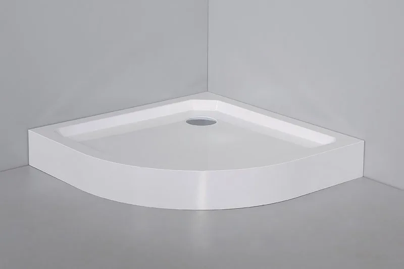 Поддон для душа Cezares Tray SMC TRAY-SMC-R-90-550-150-W R 90x90, с сифоном Sancos — официальный сайт