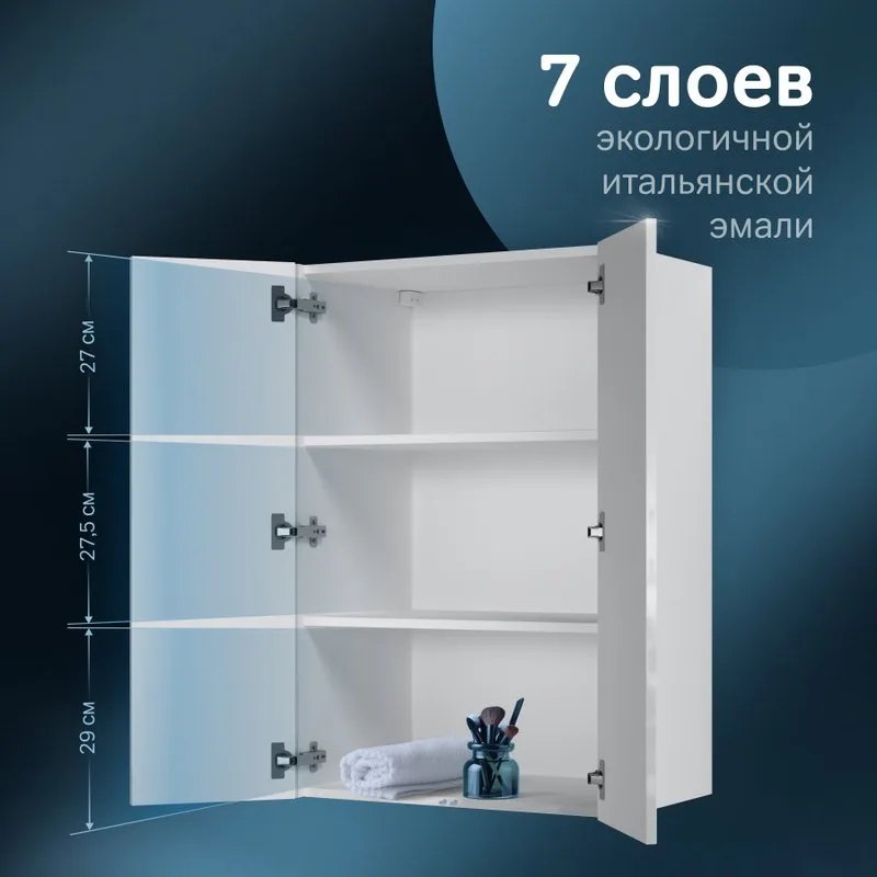 Шкаф AM.PM Func 60 высота 90 см, белый глянец Sancos — официальный сайт