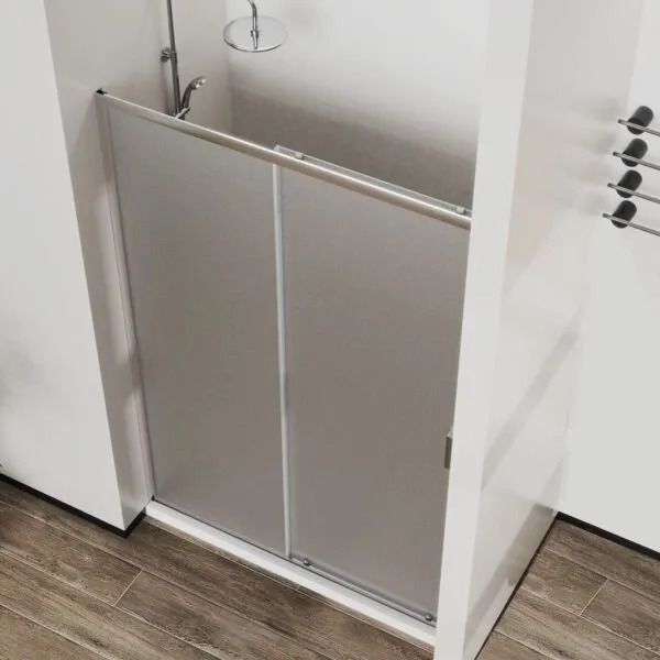 Душевая дверь Vincea City VDS-5CT150MT, 1500, хром, стекло текстурное Sancos — официальный сайт