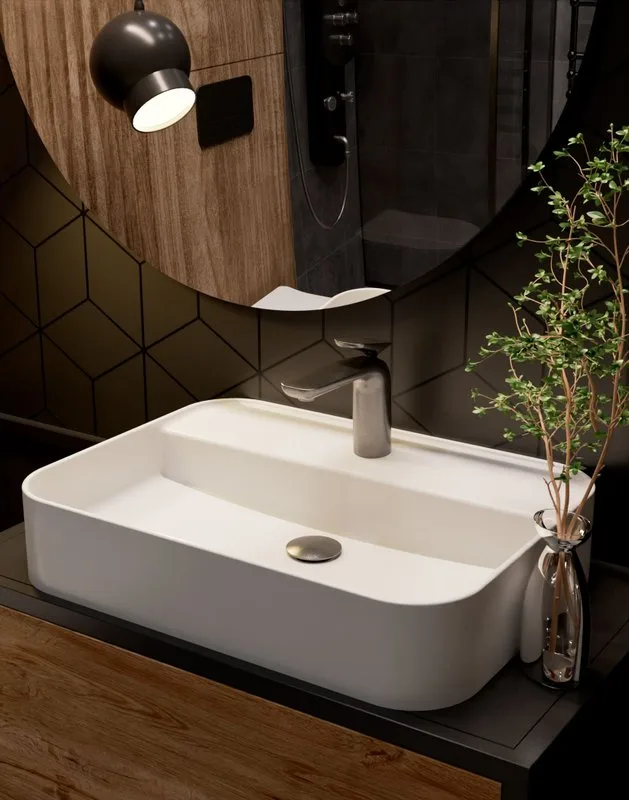 Смеситель для раковины металл Gun Metal, AQUAme Como AQM6510GM Sancos — официальный сайт