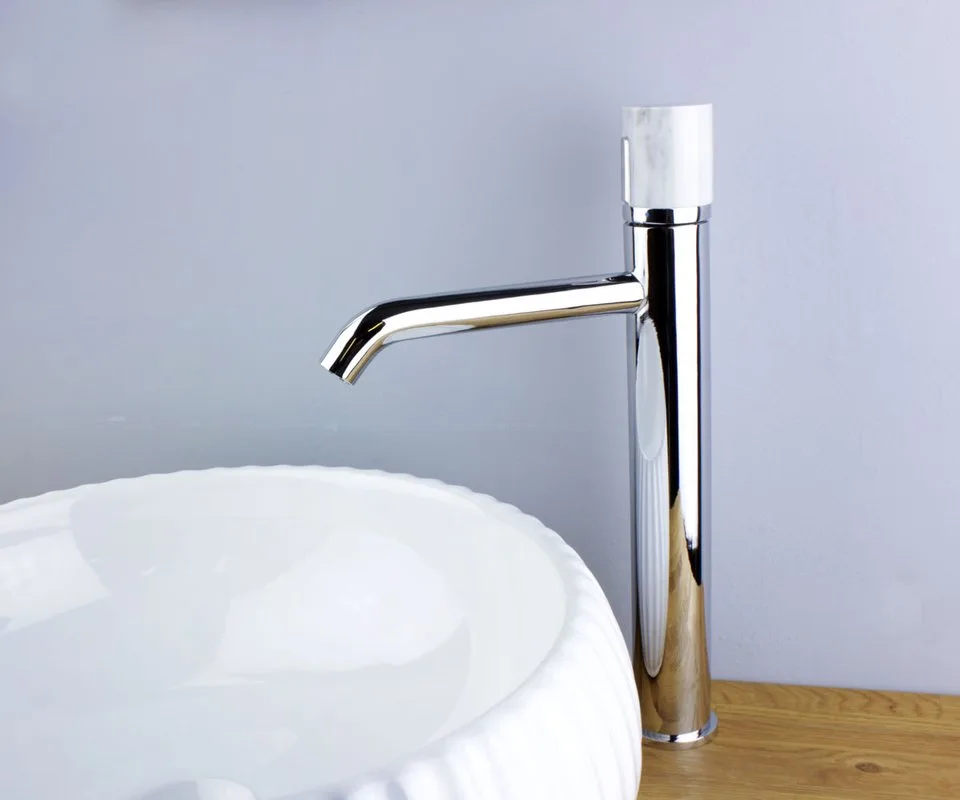 Смеситель для раковины Bronze de Luxe Focus 24615CM хром, мрамор Sancos — официальный сайт