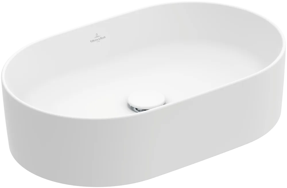 Накладная раковина Villeroy & Boch Collaro 4A1956RW stone white, CeramicPlus Sancos — официальный сайт