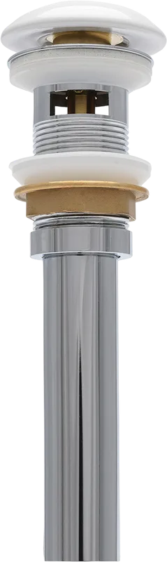 Донный клапан для раковины AQUAme AQM7002-1W с переливом, белый Sancos — официальный сайт