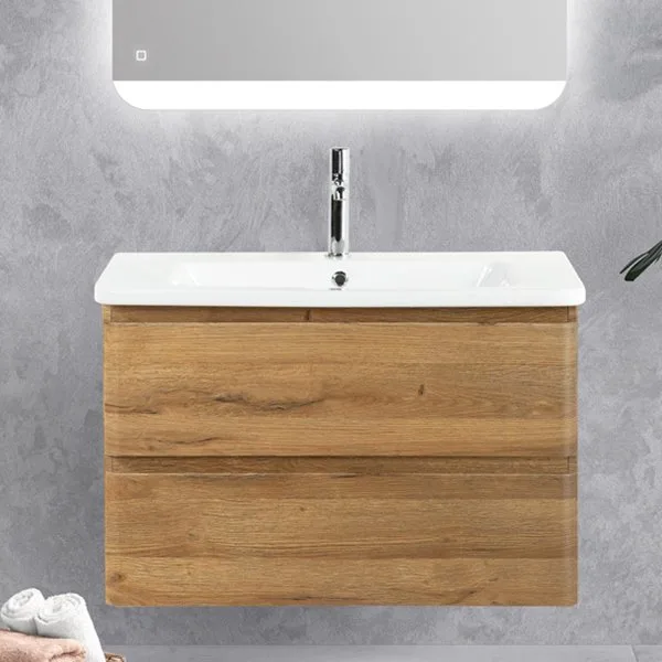 Тумба под раковину без столешницы BelBagno Albano-Cer 80 подвесная, rovere rustico Sancos — официальный сайт