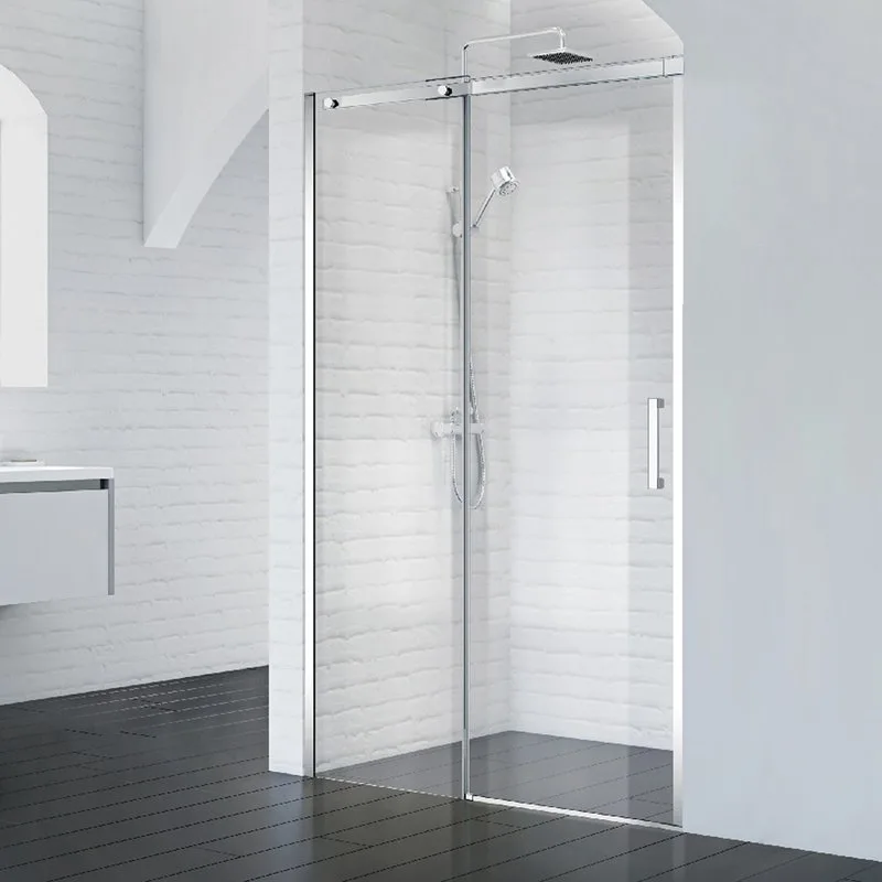 Душевая дверь в нишу BelBagno Acqua BF-1-110-C-Cr стекло прозрачное Sancos — официальный сайт