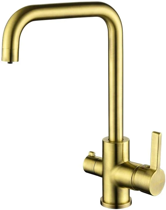 Смеситель для кухни Paulmark Logas Lo213021-BR бронза Sancos — официальный сайт