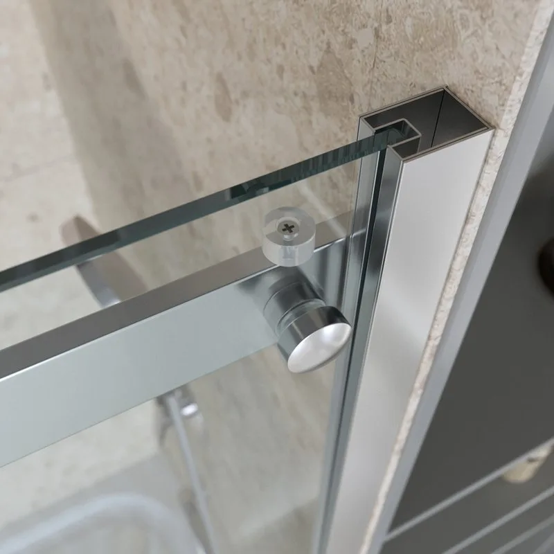 Душевая дверь в нишу BelBagno Marino 2 BF-1-120-C-CR профиль хром, стекло прозрачное Sancos — официальный сайт