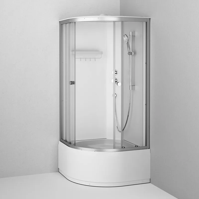 Душевая кабина AM.PM X-Joy Deep W94C-401A-090MT 90х90 см, высокий поддон, матовый хром Sancos — официальный сайт