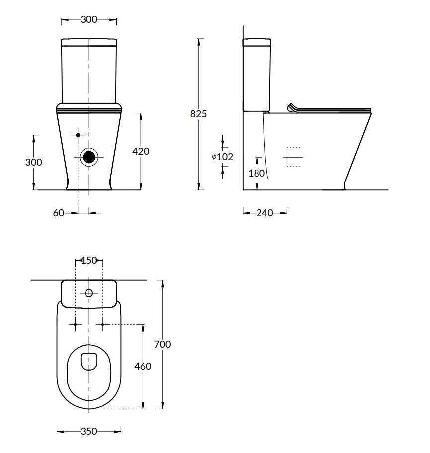 Чаша для унитаза-компакта Kerama Marazzi Plaza Modern PLMR.wc.01 Sancos — официальный сайт