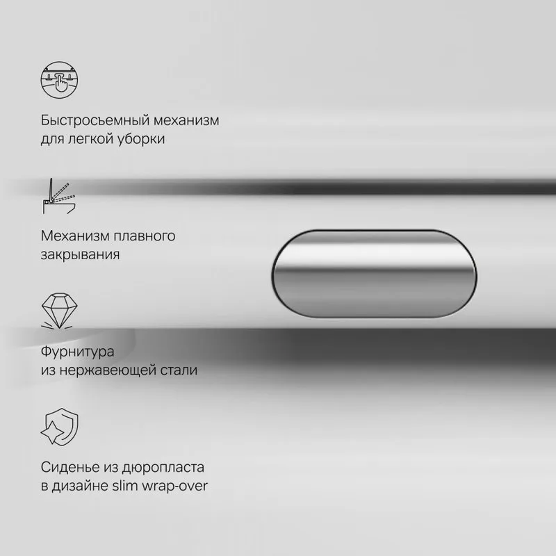 Унитаз подвесной AM.PM Gem C901701SC Sancos — официальный сайт