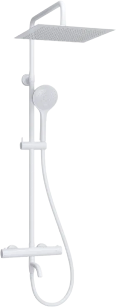 Душевая стойка Wasserkraft Mindel 8500 A188.163.155.WM Thermo, с термостатом, белая