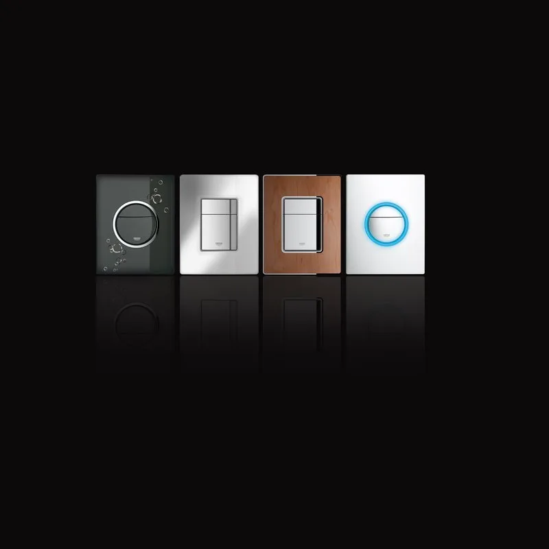 Кнопка смыва Grohe Nova Cosmopolitan Light 38809000, хром Sancos — официальный сайт