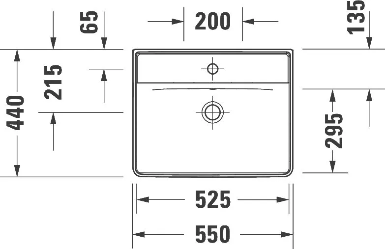 Раковина Duravit D-Neo 2366550000 Sancos — официальный сайт