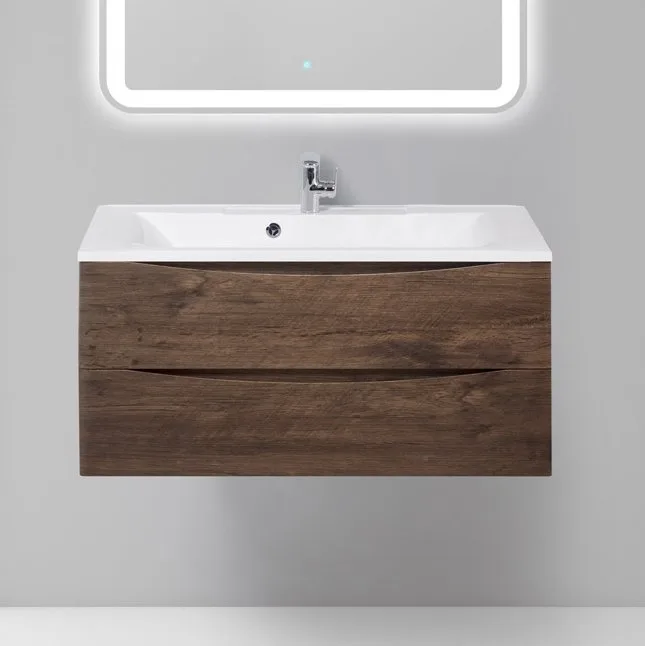Тумба под раковину без столешницы BelBagno Marino 100 rovere moro Sancos — официальный сайт