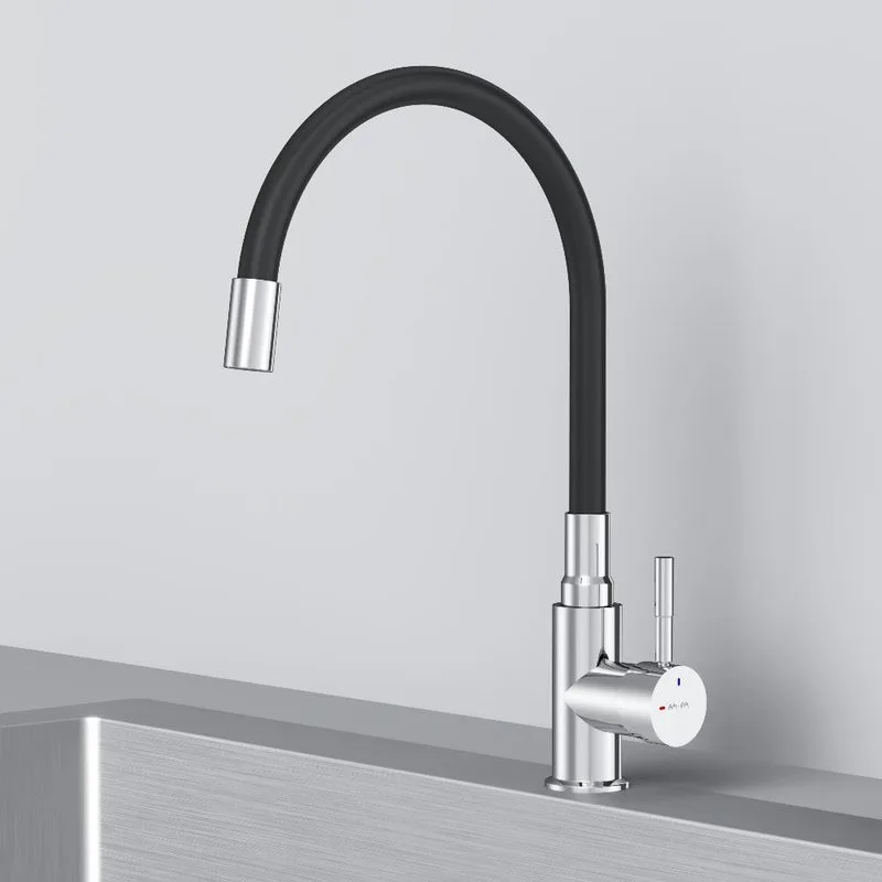 Смеситель для кухни AM.PM X-Joy S F85B07602, черный, хром Sancos — официальный сайт