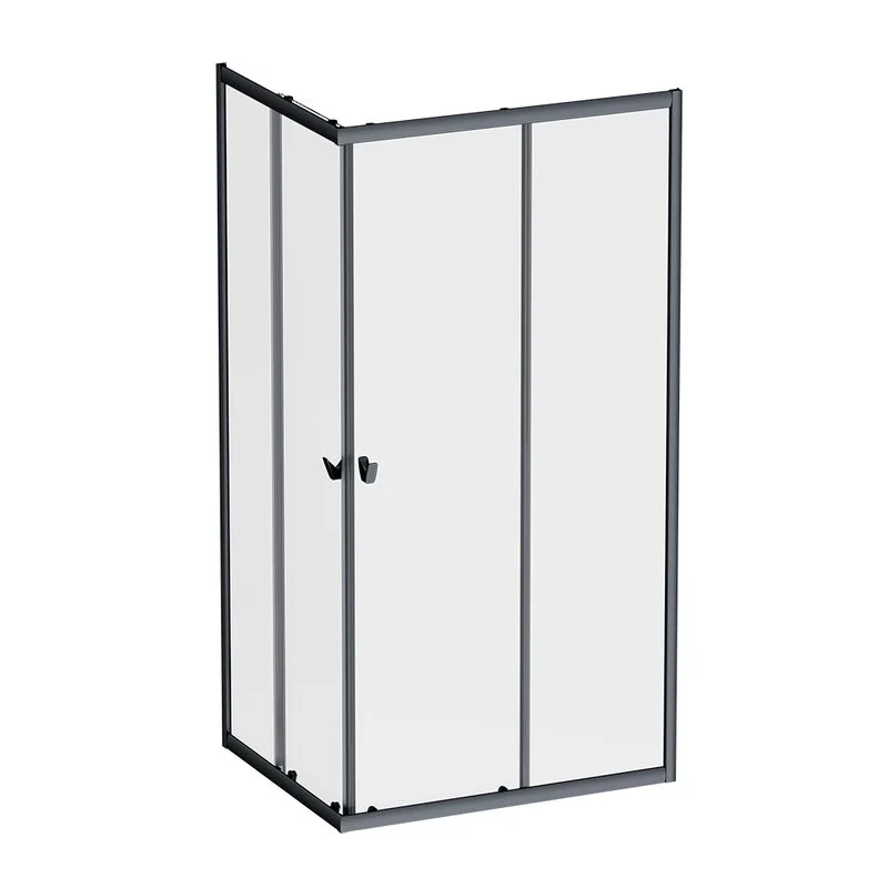 Душевой уголок AM.PM Sunny W87G-403-10080-BT 100x80 см, черный матовый Sancos — официальный сайт