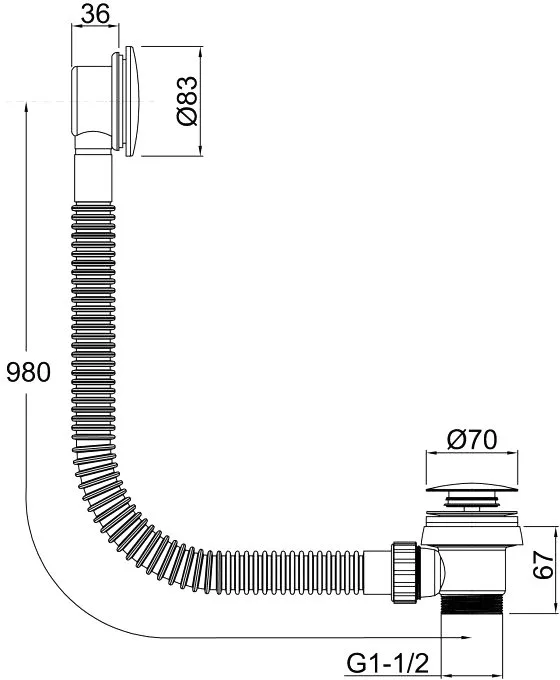 Слив-перелив Allen Brau Priority 5.31027-GB, брашированное золото Sancos — официальный сайт