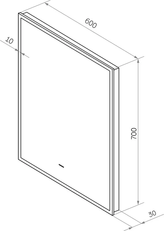 Зеркало Art&Max Sorrento 60x70 60x70 Sancos — официальный сайт
