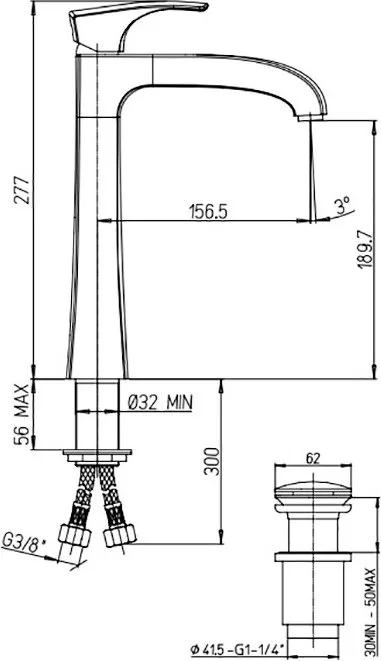 Смеситель для раковины Paini Lady 89PW211LLLSSR Sancos — официальный сайт