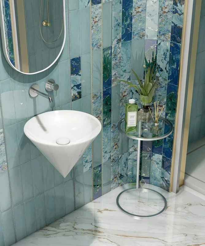 Раковина KERAMA MARAZZI Cono 44, подвесная Sancos — официальный сайт