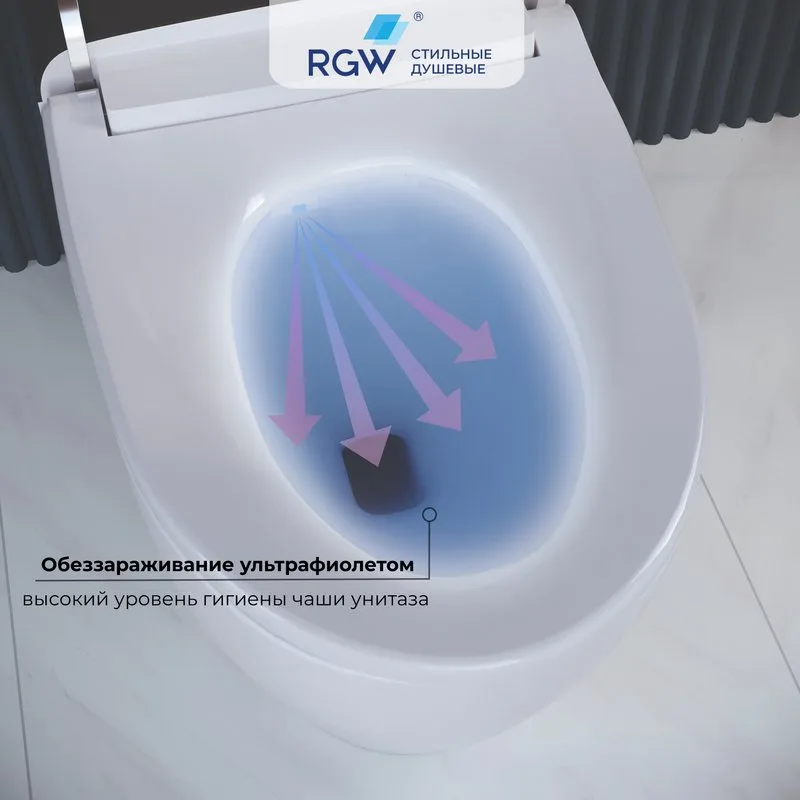 Умный унитаз напольный RGW SW-30 Sancos — официальный сайт